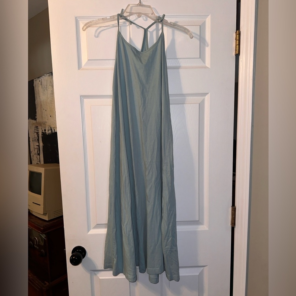 Zara Soft Blue Maxi Dress